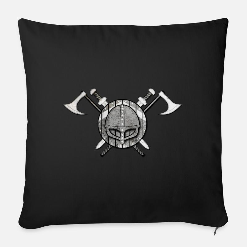 Shield 5 - Sofa pillowcase 17,3'' x 17,3'' (45 x 45 cm) - black