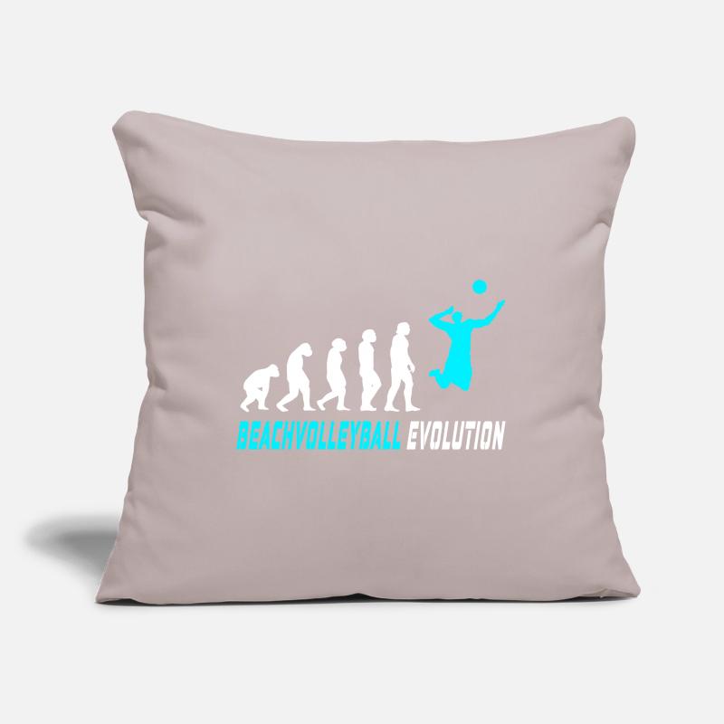Conception d'évolution de volleyball de plage / idée cadeau Housse de coussin décorative 45 x 45 cm