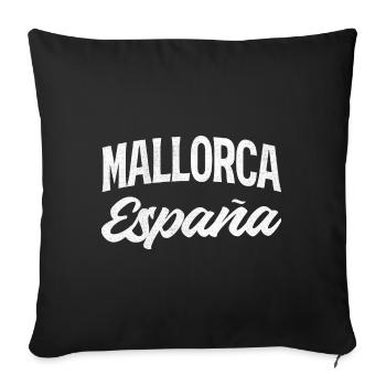 Mallorca Spanien Retro Flair - Sofakissenbezug 45 x 45 cm - Schwarz - Vorne