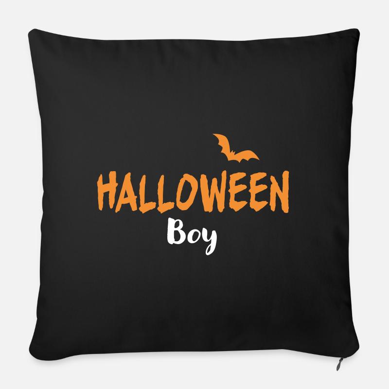 Halloween Boy Kostüm - Sofakissenbezug 45 x 45 cm - Schwarz