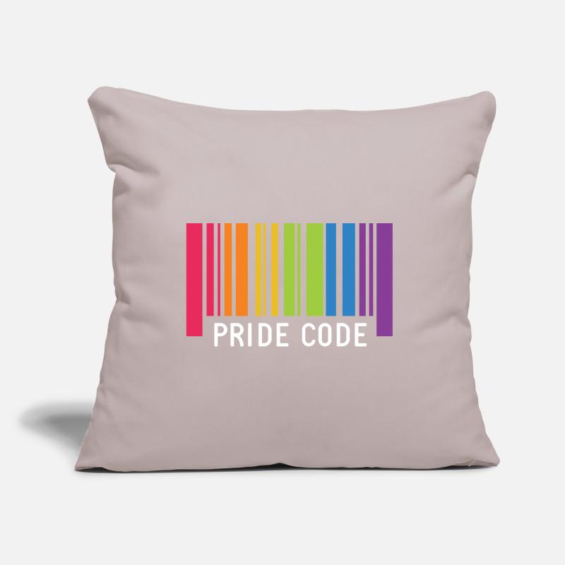LGBT Pride Monat - Pride Code Sofakissenbezug 45 x 45 cm