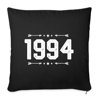 Millésime 1994 Cru 31ème anniversaire 1994 - Housse de coussin décorative 45 x 45 cm - noir - Devant