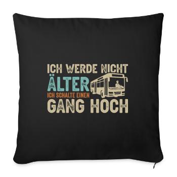 Bus Driver School Bus Driver Bus Driver Bus - Sofa pillowcase 17,3'' x 17,3'' (45 x 45 cm) - black - Front