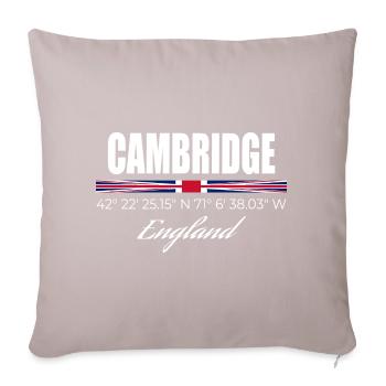 Cambridge - Sofa pillowcase 17,3'' x 17,3'' (45 x 45 cm) - light taupe - Front