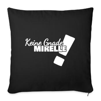 Drôle de Mirelle - Housse de coussin décorative 45 x 45 cm - noir - Devant