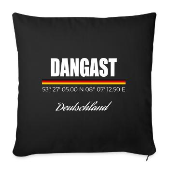 Dangast - Sofakissenbezug 45 x 45 cm - Schwarz - Vorne