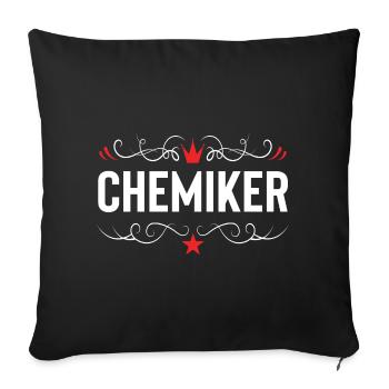 Chemiker Beruf - Sofakissenbezug 45 x 45 cm - Schwarz - Vorne
