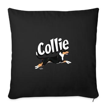 nahkacollie2 - Housse de coussin décorative 45 x 45 cm - noir - Devant