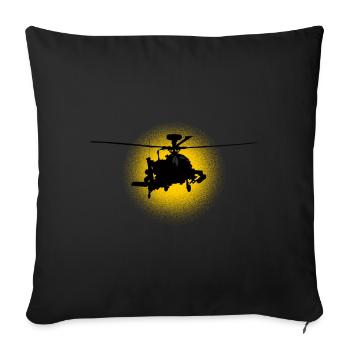 Apache - Housse de coussin décorative 45 x 45 cm - noir - Devant