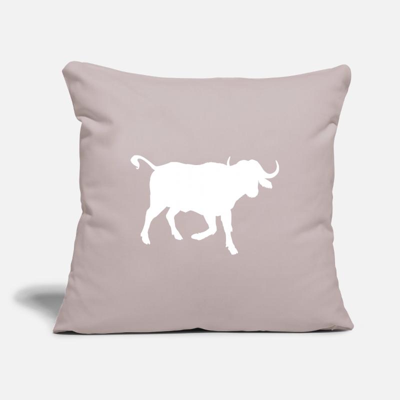 Gnu buffalo Sofa pillowcase 17,3'' x 17,3'' (45 x 45 cm)