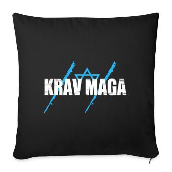 Krav Maga - Sofakissenbezug 45 x 45 cm - Schwarz - Vorne
