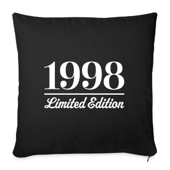 1998 Limited Edition - Sofakissenbezug 45 x 45 cm - Schwarz - Vorne