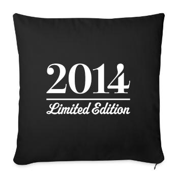 2014 Limited Edition - Sofakissenbezug 45 x 45 cm - Schwarz - Vorne
