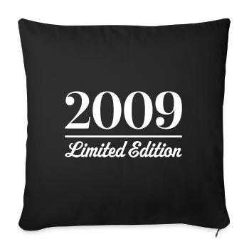 2009 Limited Edition - Sofakissenbezug 45 x 45 cm - Schwarz - Vorne