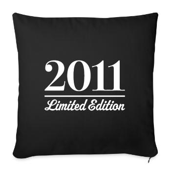 2011 Limited Edition - Sofakissenbezug 45 x 45 cm - Schwarz - Vorne