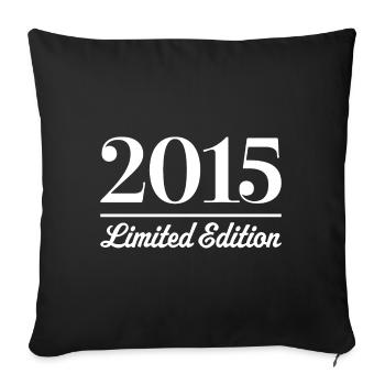 2015 Limited Edition - Sofakissenbezug 45 x 45 cm - Schwarz - Vorne