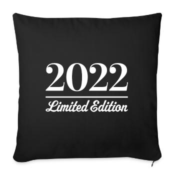 2022 Limited Edition - Sofakissenbezug 45 x 45 cm - Schwarz - Vorne