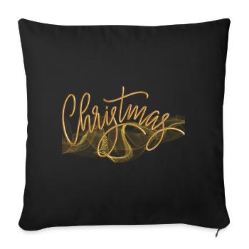 Christmas - Sofakissenbezug 45 x 45 cm - Schwarz - Vorne