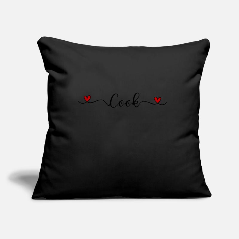 Cuire Housse de coussin décorative 45 x 45 cm