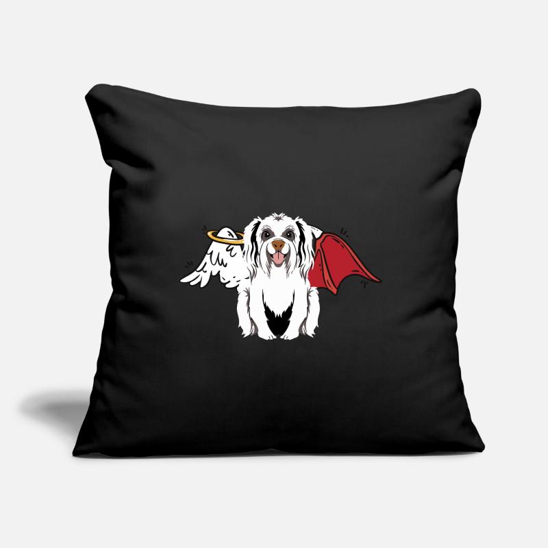 Hells, Dog, Angel, Devil, Heavenly, Devil, Dogs Sofa pillowcase 17,3'' x 17,3'' (45 x 45 cm)