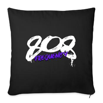 808 Synthesizer Analog Drum Machine - Sofa pillowcase 17,3'' x 17,3'' (45 x 45 cm) - black - Front