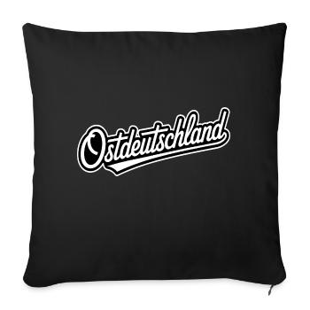 East Germany - Funny German Memes - Sofa pillowcase 17,3'' x 17,3'' (45 x 45 cm) - black - Front