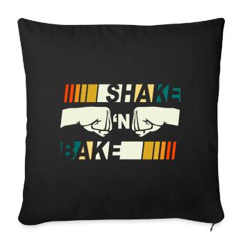 Shake N Bake Fauststoß - Sofakissenbezug 45 x 45 cm - Schwarz - Vorne