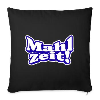 Endlich Mahlzeit! Guten Appetit - Sofakissenbezug 45 x 45 cm - Schwarz - Vorne