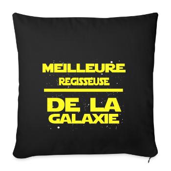 regisseuse - Housse de coussin décorative 45 x 45 cm - noir - Devant