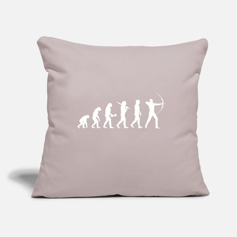 Bogenschütze Bogenschießen Evolution Geschenk Sofakissenbezug 45 x 45 cm