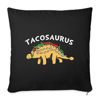 dino - Sofa pillowcase 17,3'' x 17,3'' (45 x 45 cm) - black - Front