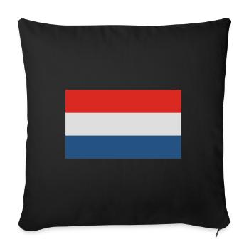 Holland - Housse de coussin décorative 45 x 45 cm - noir - Devant