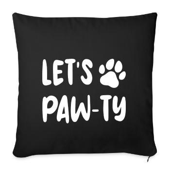 Let’s PAW - TY - Housse de coussin décorative 45 x 45 cm - noir - Devant
