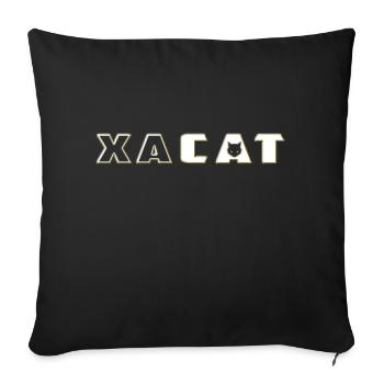 Xtra Animal Cat - Housse de coussin décorative 45 x 45 cm - noir - Devant