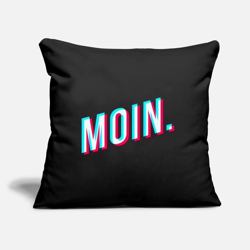 Moin. Glitcheffekt Sofakissenbezug 45 x 45 cm