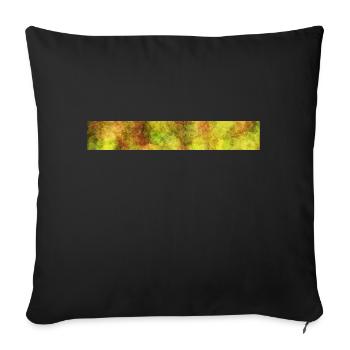 Conception abstraite I - Housse de coussin décorative 45 x 45 cm - noir - Devant