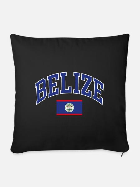 Belize - Sofakissenbezug 45 x 45 cm - Schwarz