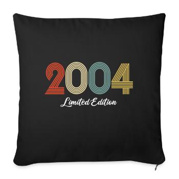 Original Anniversary 2004 Legendary Vintage - Sofa pillowcase 17,3'' x 17,3'' (45 x 45 cm) - black - Front