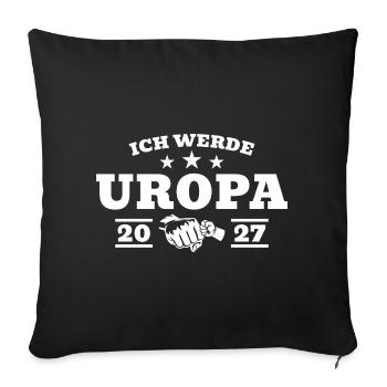 Je vais être arrière-grand-père annonce de grossesse en 2027 - Housse de coussin décorative 45 x 45 cm - noir - Devant