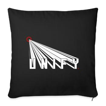 UNIFIER les Peuples et la Terre : Le Soleil Japonais se lève - Housse de coussin décorative 45 x 45 cm - noir - Devant