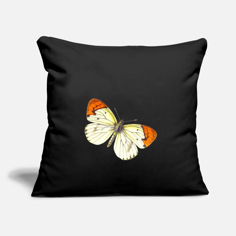 papillon Housse de coussin décorative 45 x 45 cm