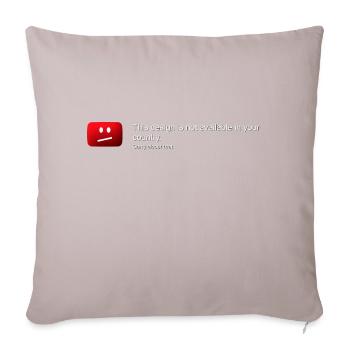 Design in Ihrem Land nicht verfügbar - Sofakissenbezug 45 x 45 cm - helles Taupe - Vorne