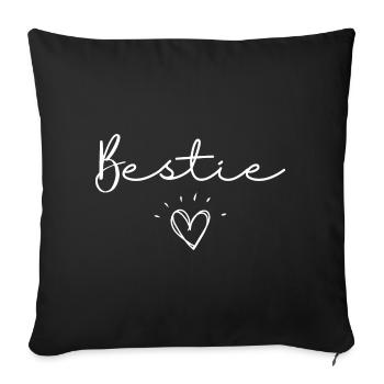 Bestie - Housse de coussin décorative 45 x 45 cm - noir - Devant
