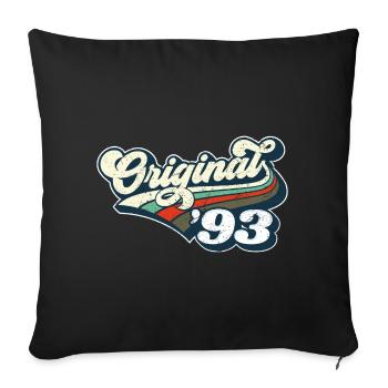 Original '93 - Sofa pillowcase 17,3'' x 17,3'' (45 x 45 cm) - black - Front