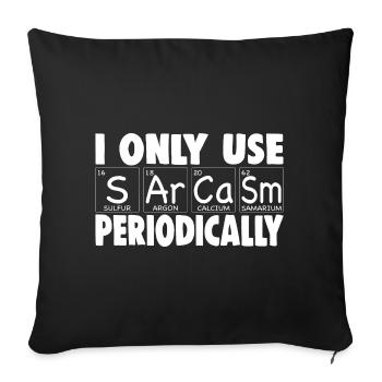 I ONLY USE PERIODICALLY - Sofa pillowcase 17,3'' x 17,3'' (45 x 45 cm) - black - Front