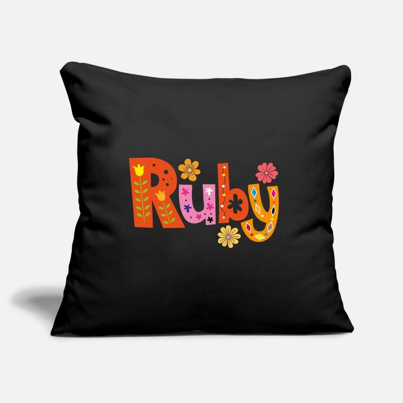 Personalized Ruby Name Sofa pillowcase 17,3'' x 17,3'' (45 x 45 cm)