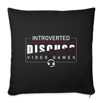 PC Nerd Gamer Graphics - Sofa pillowcase 17,3'' x 17,3'' (45 x 45 cm) - black - Front