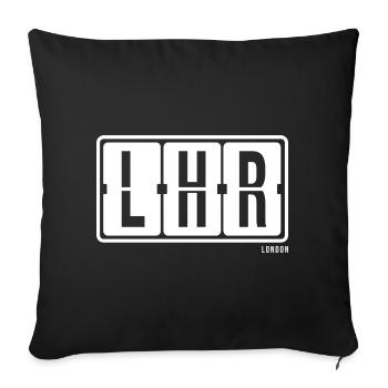London LDH, City Souvenir Top, Mug, Beanie - Sofa pillowcase 17,3'' x 17,3'' (45 x 45 cm) - black - Front