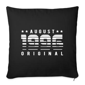 Édition Originale Édition Limitée Anniversaire août 1996 - Housse de coussin décorative 45 x 45 cm - noir - Devant