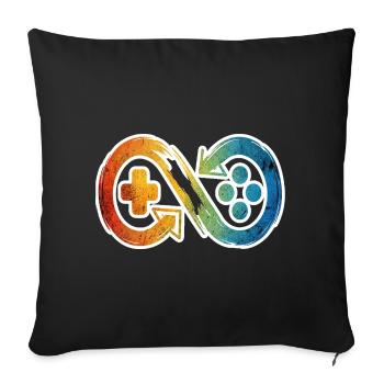 Invinity Controller - Sofa pillowcase 17,3'' x 17,3'' (45 x 45 cm) - black - Front